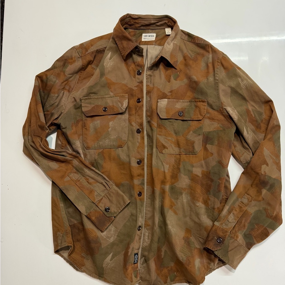 Todd Snyder Camouflage Shirt Jacket
